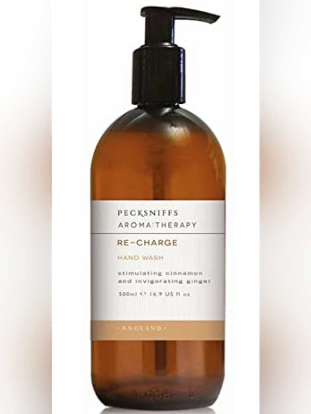 Pecksniff's Re-Charge Cinnamon & Ginger Hand Wash - Amber